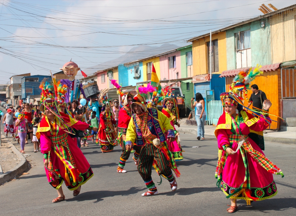 Danza tradicional en la comunidad